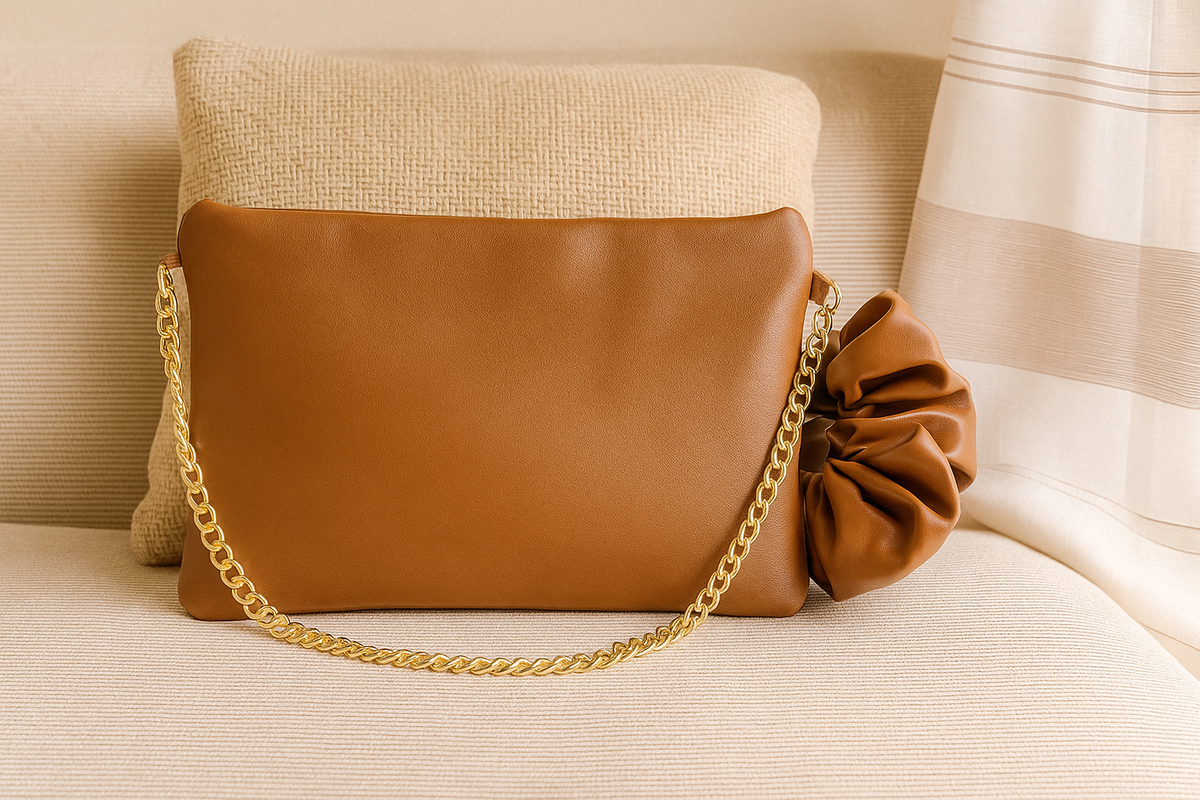 Chloe XL - Pochette Mocha Mousse